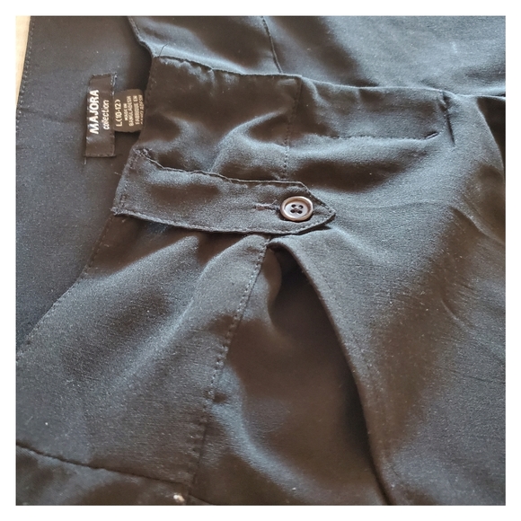 Black Bootcut Dress Pants Size 10-12 - Picture 7 of 14